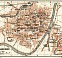 Carcassonne city map, 1913
