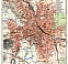 Hannover city map, 1910