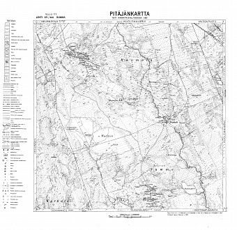 Summa Village Site. Summa. Pitäjänkartta 402207. Parish map from 1937