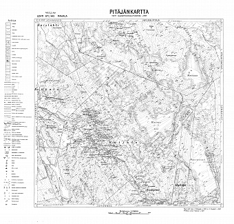 Tokarevo. Kaijala. Pitäjänkartta 402204. Parish map from 1937