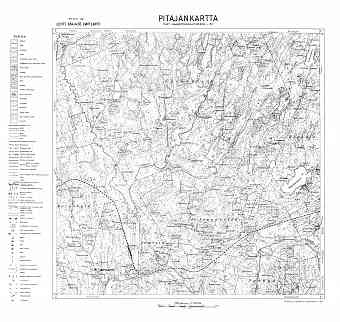 Impilahti. Pitäjänkartta 414408. Parish map from 1937