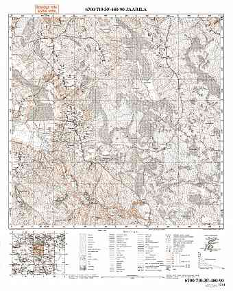 Kljutši Village Site. Jaarila. Topografikartta 402309. Topographic map from 1940