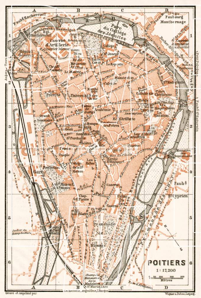 hotel poitiers maps