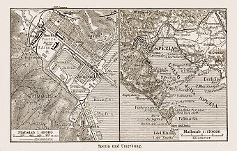 Spezia city map, 1913