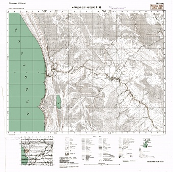 Obža. Pisi. Topografikartta 511310. Topographic map from 1942