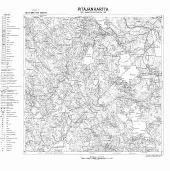 Matri. Pitäjänkartta 412411. Parish map from 1934