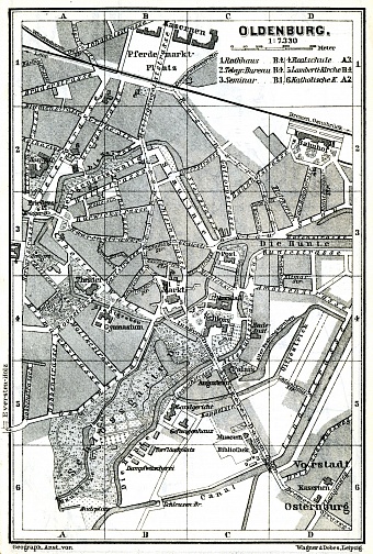 Oldenburg map, 1887