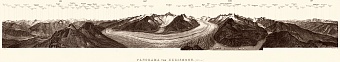 Panoramic View from Eggishorn Mountain, 1897