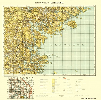 Карта карелии 1939 год