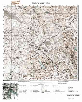 Niva. Topografikartta 414204. Topographic map from 1940