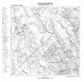 Gavrilovo. Kämärä. Pitäjänkartta 402211. Parish map from 1938