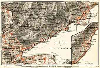 Saló (Salo), environs map, 1913