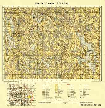 Финская карта карельского перешейка до 1939