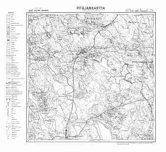 Lipovka. Hannila. Pitäjänkartta 411108. Parish map from 1943