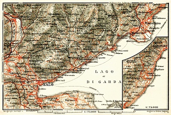 Saló (Salo), environs map, 1908