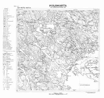 Kortela. Pitäjänkartta 414109. Parish map from 1933