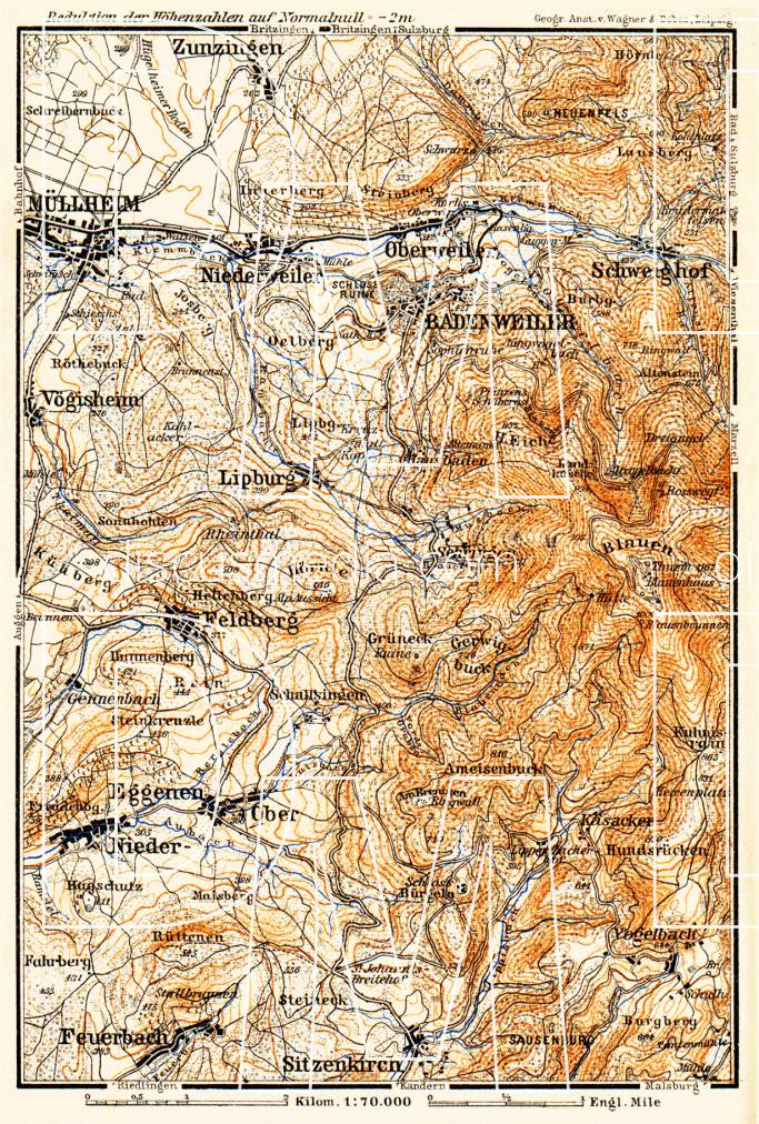 alte post müllheim maps