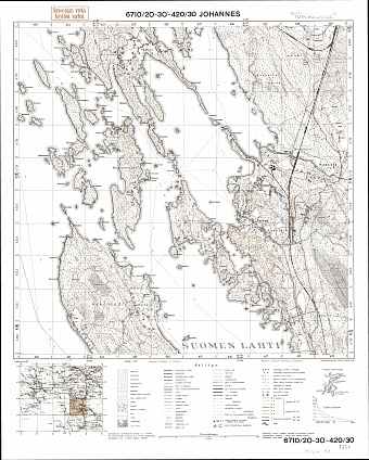 Sovetskiy. Johannes. Topografikartta 402201. Topographic map from 1936