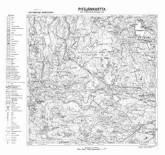 Niemiskoski. Pitäjänkartta 414208. Parish map from 1932