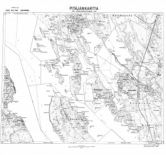 Sovetskiy. Johannes. Pitäjänkartta 402201. Parish map from 1938