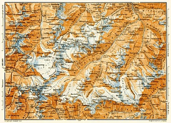 Ötztal Alps, inner part, 1906