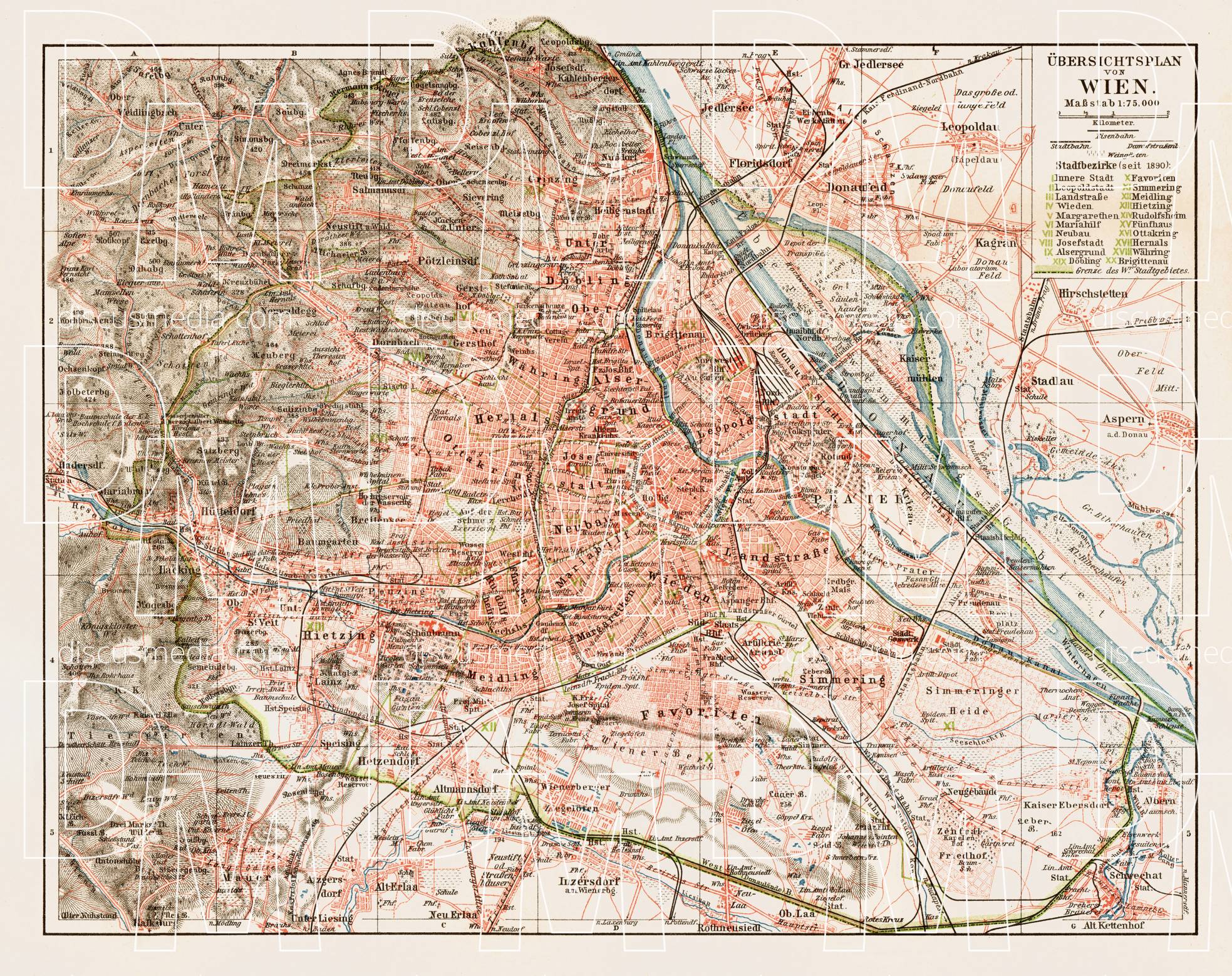 vienna map