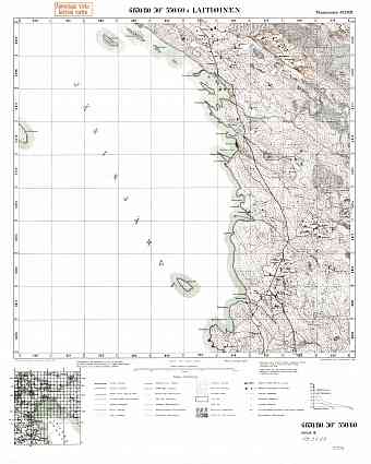 Laitioinen. Topografikartta 423305. Topographic map from 1925