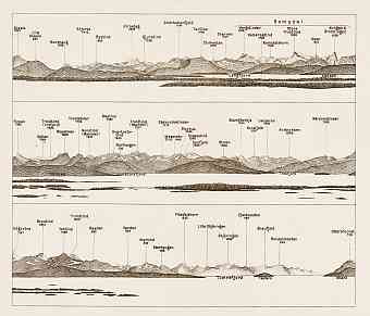 Rekneshaug (the Reknes Ridge) panorame, 1931