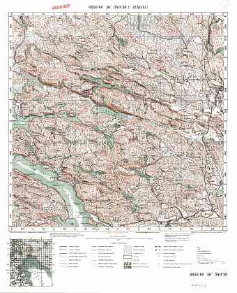 Harlu. Topografikartta 414403. Topographic map from 1925