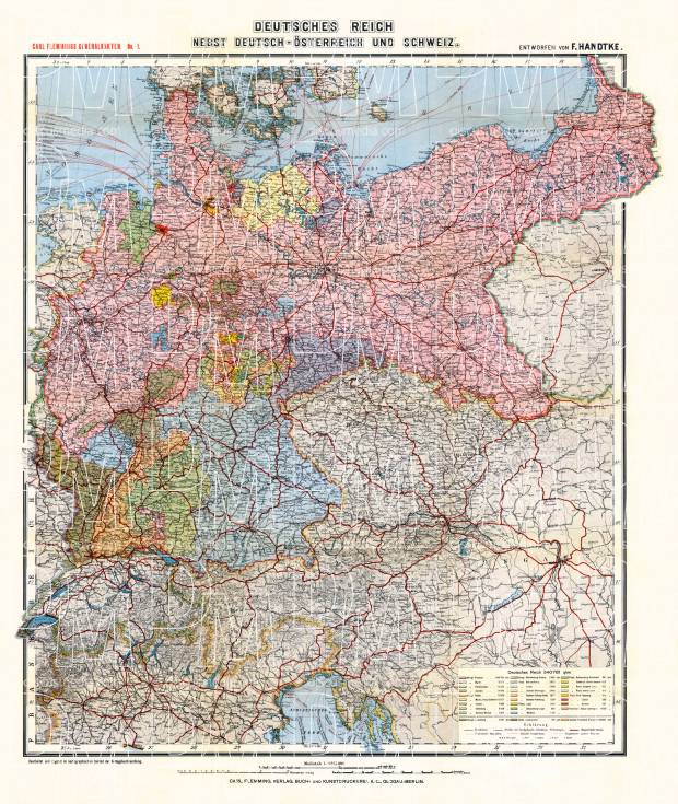 german empire world map